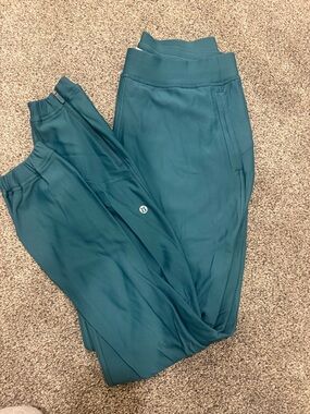 lululemon athletica Teal Waistband Jogger Pants